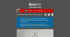 Desktop Screenshot of beantin.se