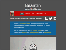 Tablet Screenshot of beantin.se
